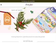 Tablet Screenshot of freelygive.com
