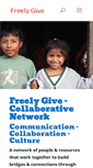 Mobile Screenshot of freelygive.org